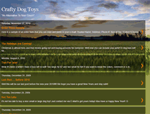 Tablet Screenshot of craftydogtoys.blogspot.com