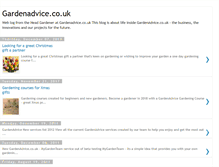 Tablet Screenshot of gardenadvice.blogspot.com