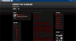 Desktop Screenshot of committedtosuicide.blogspot.com