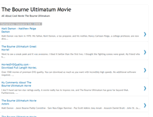 Tablet Screenshot of bourne-ultimatum-movie.blogspot.com