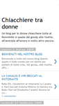Mobile Screenshot of chiacchieretradonne.blogspot.com