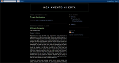 Desktop Screenshot of kwentonikuya.blogspot.com