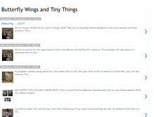 Tablet Screenshot of butterflywingsandtinythings.blogspot.com