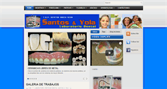 Desktop Screenshot of laboratoriodentalsantos.blogspot.com