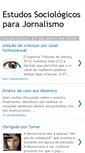 Mobile Screenshot of estudossociolgicosejornalismo.blogspot.com