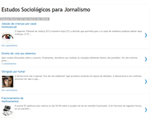 Tablet Screenshot of estudossociolgicosejornalismo.blogspot.com