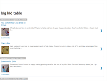 Tablet Screenshot of bigkidtable.blogspot.com