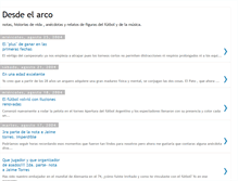 Tablet Screenshot of desdeelarco.blogspot.com