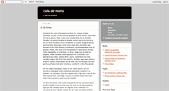 Desktop Screenshot of colademono.blogspot.com