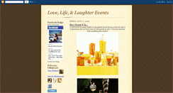 Desktop Screenshot of lovelifelaughterevents.blogspot.com