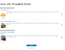 Tablet Screenshot of lovelifelaughterevents.blogspot.com