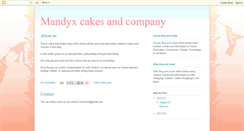 Desktop Screenshot of mandyxcakesandcompany.blogspot.com