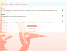 Tablet Screenshot of mandyxcakesandcompany.blogspot.com