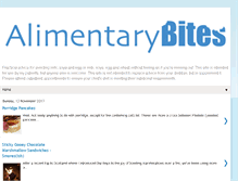 Tablet Screenshot of alimentarybites.blogspot.com
