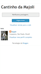 Mobile Screenshot of cantinhodamajoli.blogspot.com