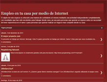 Tablet Screenshot of empleoentucasa.blogspot.com