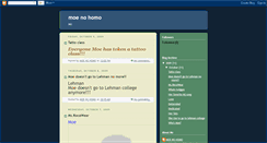 Desktop Screenshot of moenohomo.blogspot.com