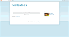 Desktop Screenshot of flordeideas.blogspot.com