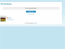 Tablet Screenshot of flordeideas.blogspot.com