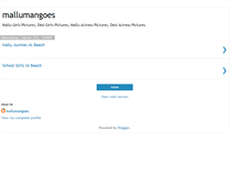 Tablet Screenshot of mallumangoes.blogspot.com
