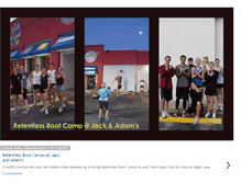 Tablet Screenshot of jackandadamsbootcamp.blogspot.com