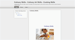 Desktop Screenshot of culinary-skills.blogspot.com