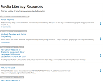 Tablet Screenshot of medialiteracyproject.blogspot.com