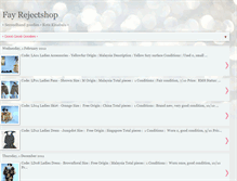 Tablet Screenshot of fayrejectshop.blogspot.com