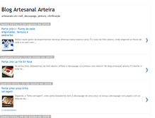 Tablet Screenshot of blogartesanal-arteira.blogspot.com