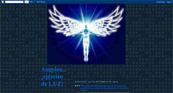 Desktop Screenshot of angelesejercitodeluz.blogspot.com