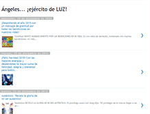 Tablet Screenshot of angelesejercitodeluz.blogspot.com