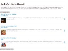 Tablet Screenshot of jackieslifeinhawaii.blogspot.com