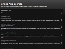 Tablet Screenshot of devappsecrets.blogspot.com