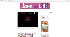 Desktop Screenshot of lovetheline.blogspot.com