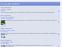 Tablet Screenshot of lecoindesarchives.blogspot.com