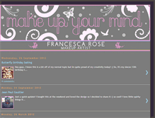 Tablet Screenshot of francescarosemua.blogspot.com