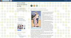 Desktop Screenshot of nossasenhoradapazcic.blogspot.com