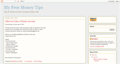 Desktop Screenshot of myfreemoneytips.blogspot.com