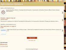 Tablet Screenshot of juegoquimica.blogspot.com