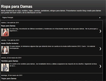 Tablet Screenshot of para-damas.blogspot.com