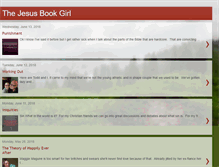Tablet Screenshot of jesusbookgirl.blogspot.com