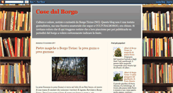 Desktop Screenshot of cosedalborgo.blogspot.com