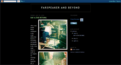Desktop Screenshot of farspeakertheband.blogspot.com