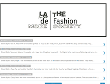 Tablet Screenshot of lasocietedemode.blogspot.com