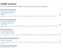 Tablet Screenshot of phpbbacademy.blogspot.com