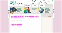 Desktop Screenshot of blogdaprofeana.blogspot.com