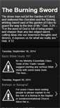 Mobile Screenshot of burningswordblog.blogspot.com