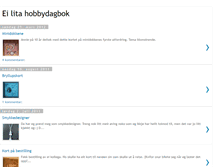 Tablet Screenshot of anitashobbyverden.blogspot.com