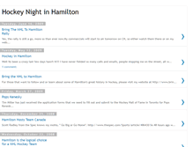 Tablet Screenshot of hockeynightinhamilton.blogspot.com