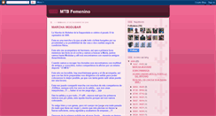 Desktop Screenshot of mtbfemenino.blogspot.com